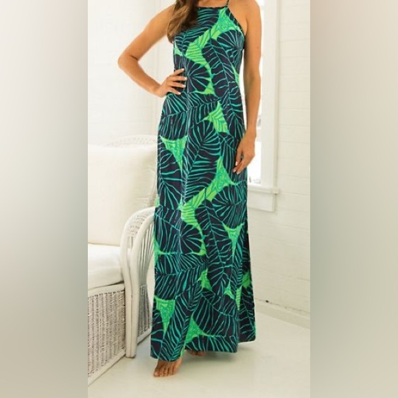 Lilly Pulitzer “Under the Palms” Maxi Dress – Size Medium - Picture 2 of 8